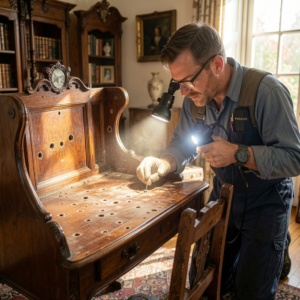 The Anatomy of a Woodworm Beetle